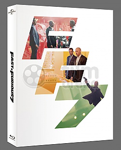 FAC #19 RYCHLE A ZB�SILE 7 Dodge Edition FULLSLIP + LENTIKUL�RN� MAGNET Steelbook™ Limitovan� sb�ratelsk� edice - ��slovan� + D�REK f�lie na SteelBook™