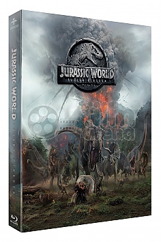 FAC #106 JURSK� SV�T: Z�NIK �͊E (SteelBook Version 2 - T-REX) Lenticular 3D FullSlip EDITION #2 3D + 2D Steelbook™ Limitovan� sb�ratelsk� edice - ��slovan�