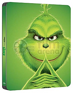 GRINCH 3D + 2D Steelbook™ Limitovan� sb�ratelsk� edice + D�REK f�lie na SteelBook™