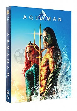 FAC #121 AQUAMAN FullSlip + Lenticular Magnet EDITION #1 Steelbook™ Limitovan� sb�ratelsk� edice - ��slovan�