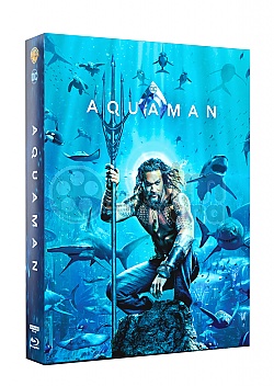 FAC #121 AQUAMAN Lenticular 3D FullSlip EDITION #2 Steelbook™ Limitovan� sb�ratelsk� edice - ��slovan�