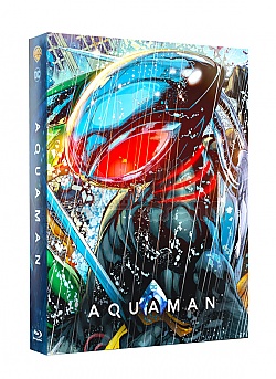 FAC #121 AQUAMAN Double Lenticular 3D FullSlip EDITION #3 Steelbook™ Limitovan� sb�ratelsk� edice - ��slovan�