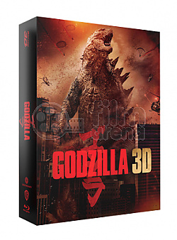 FAC #145 GODZILLA (2014) DOUBLE 3D LENTICULAR FULLSLIP XL + LENTICULAR MAGNET 3D + 2D Steelbook™ Limitovan� sb�ratelsk� edice - ��slovan�