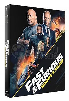 FAC #130 RYCHLE A ZB�SILE: HOBBS A SHAW FullSlip + Lenticular 3D Magnet Steelbook™ Limitovan� sb�ratelsk� edice - ��slovan�