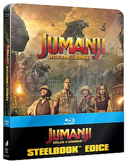 JUMANJI: V�TEJTE V D�UNGLI! Steelbook™ Limitovan� sb�ratelsk� edice + D�REK f�lie na SteelBook™